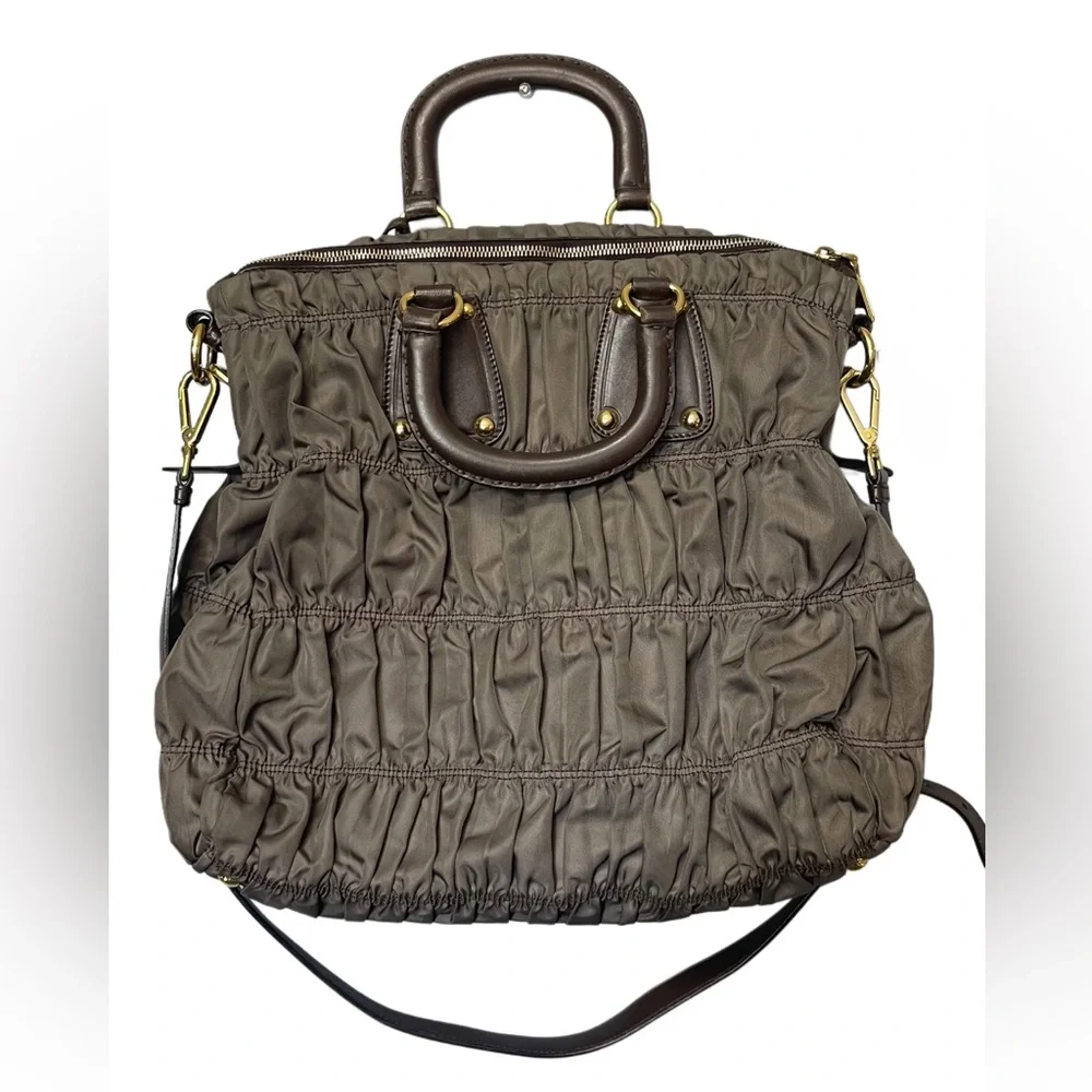 Prada Tessuto Nylon Gaufre Tote Bag - Picture 2 of 16